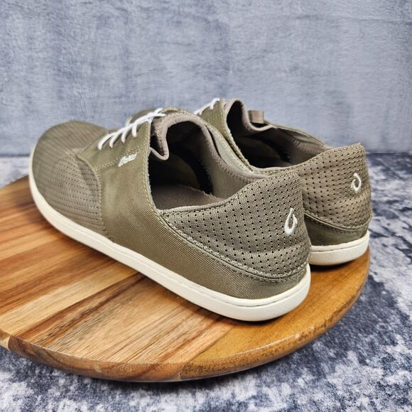 OluKai Nohea Moku Shoes Mens 10 Clay Tapa Mesh Boat Sneakers Casual Comfort main image 10